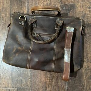 Handmade Leather Laptop Bag